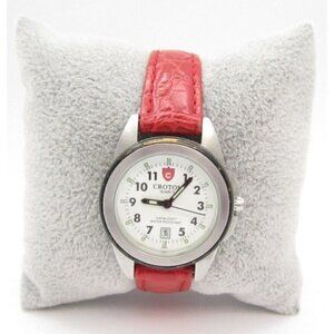 Women Croton Quartz 10ATM WR Analog 32mm Dial Causal Round Watch (G91)